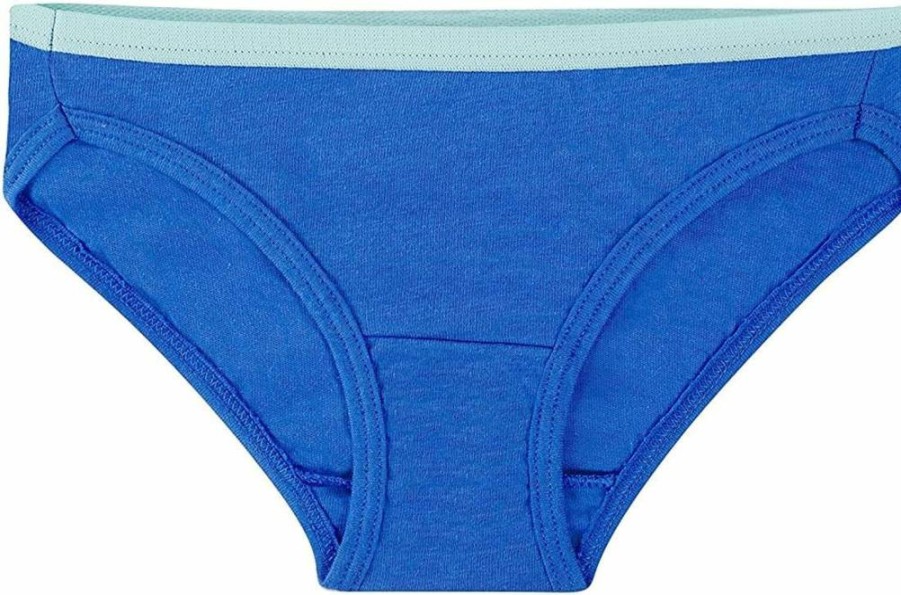 Fruit of the Loom Girls' Soft Cotton Bikini Underwear - Comfortable Breathable Panties for Kids and Teens