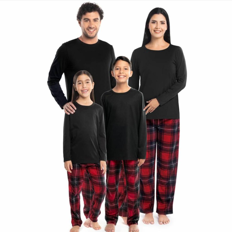 Fruit of the Loom Family Matching Holiday Pajama Sets for Women, Men, Kids - Cozy Christmas Sleepwear