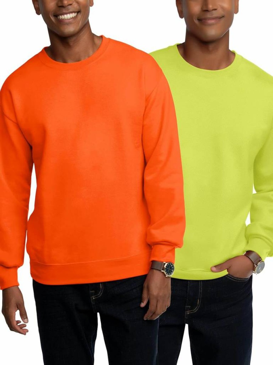 Fruit of the Loom Eversoft Fleece Crewneck Sweatshirt for Men & Women - Moisture Wicking, Breathable, Comfortable Pullover - Sizes S to 4X