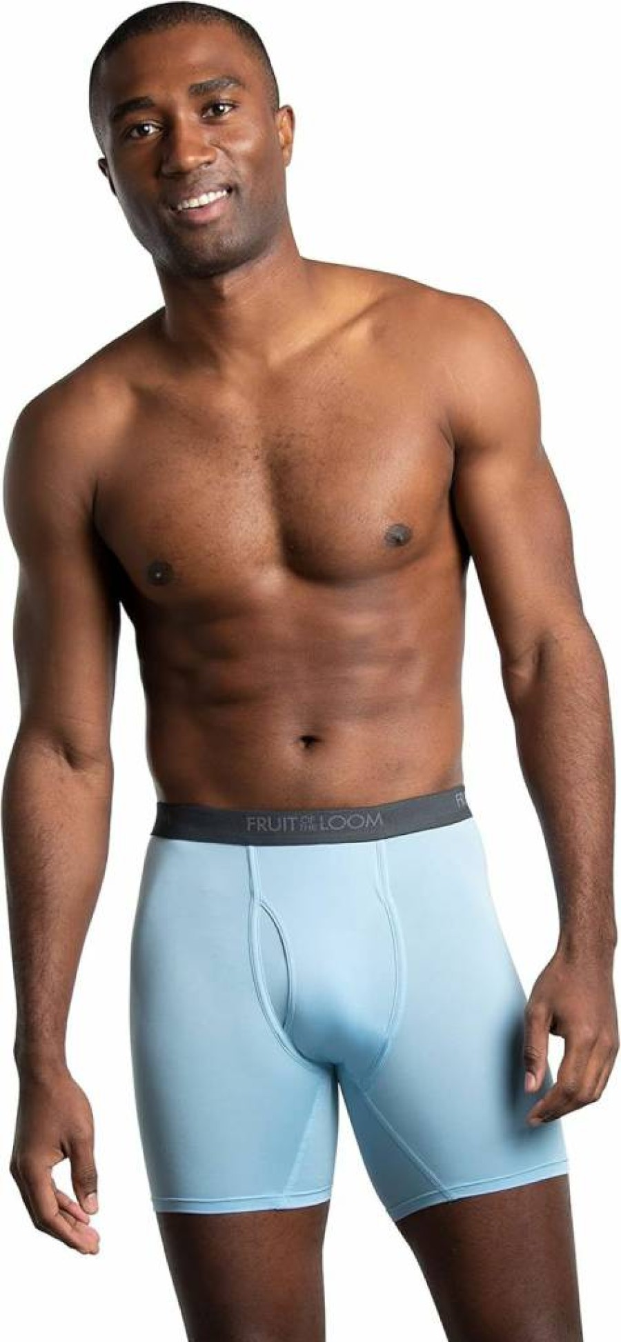 Fruit of the Loom Men's Micro Stretch Boxer Briefs - Lightweight, Moisture-Wicking Underwear for Active Comfort