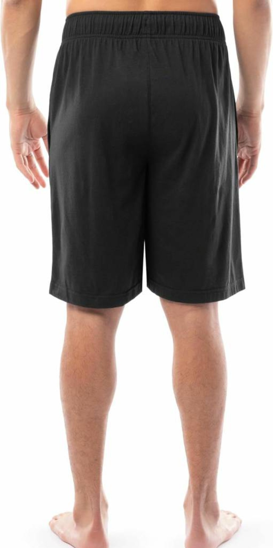Fruit of the Loom Men's Comfortable 2-Pack Sleep Shorts, Jersey Knit Pajama Shorts for Men, Breathable Lounge Shorts