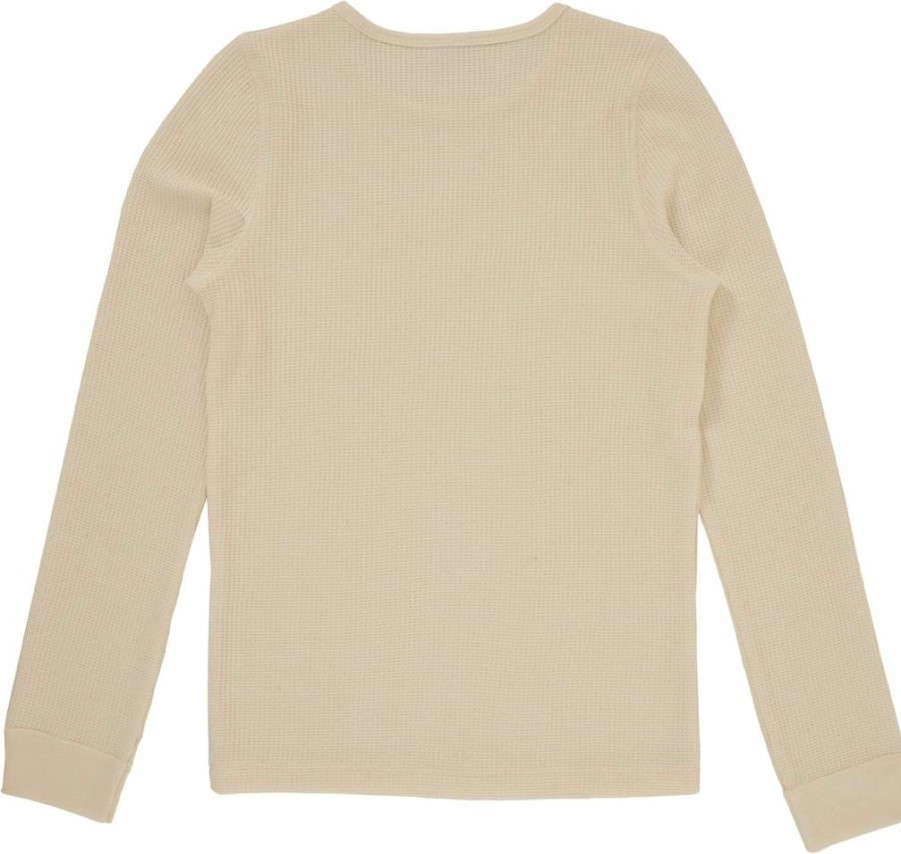 Fruit Of The Loom Girls' Thermal Waffle Crewneck Shirts 2-Pack, Premium Soft Warm Long Sleeve Tops