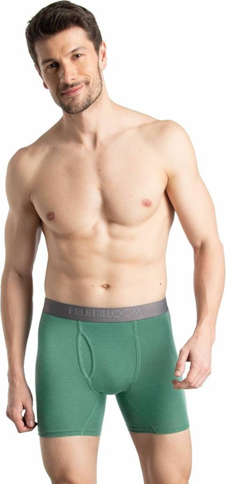 Fruit of the Loom Men's 360° Stretch Boxer Briefs - High Performance, Quick-Dry & Moisture-Wicking Underwear for Active Lifestyles