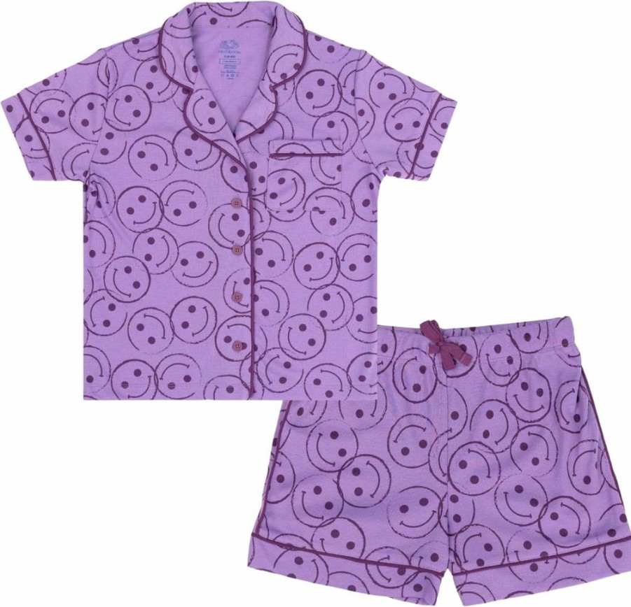 Fruit of the Loom Girls' Comfortable Loose Fit Pajama Set - Soft Sleepwear for Kids