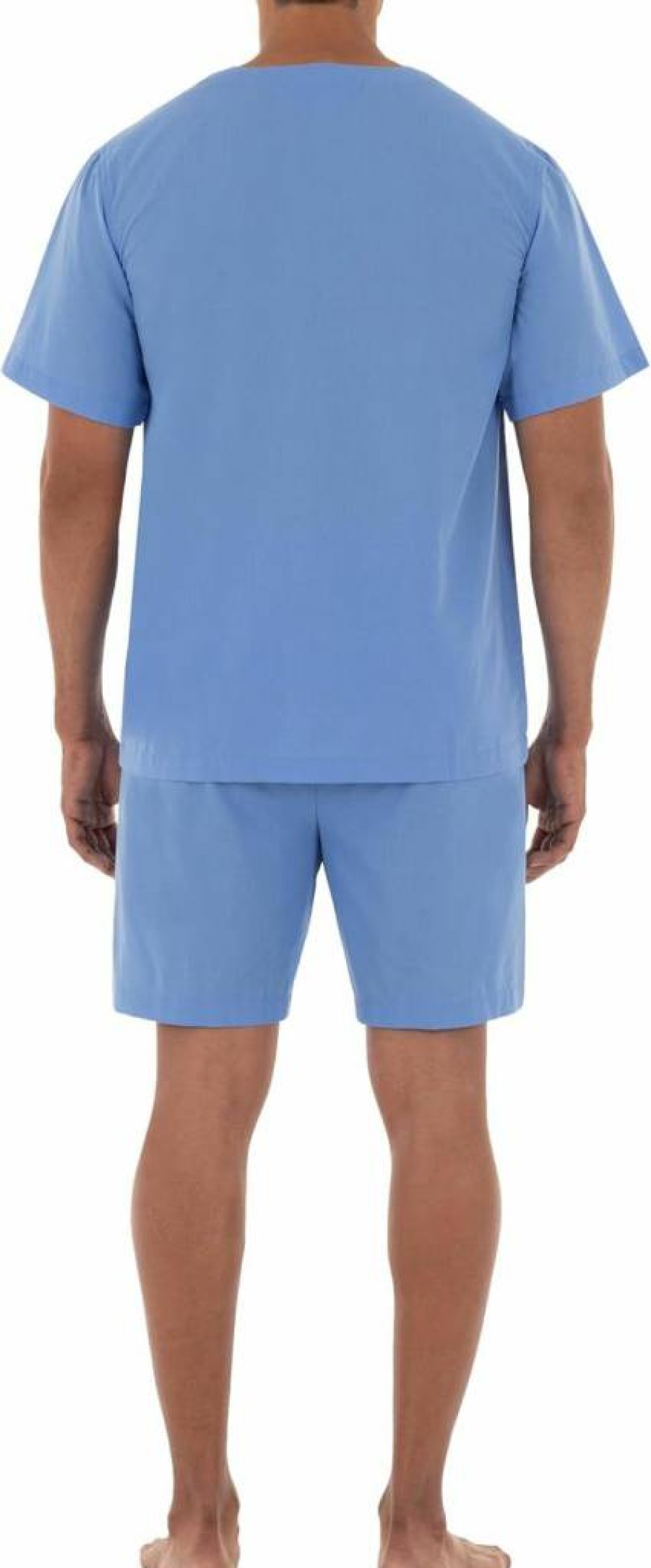 Fruit of the Loom Men's ComfortSoft Broadcloth Short Sleeve Pajama Set - Relaxing Sleepwear
