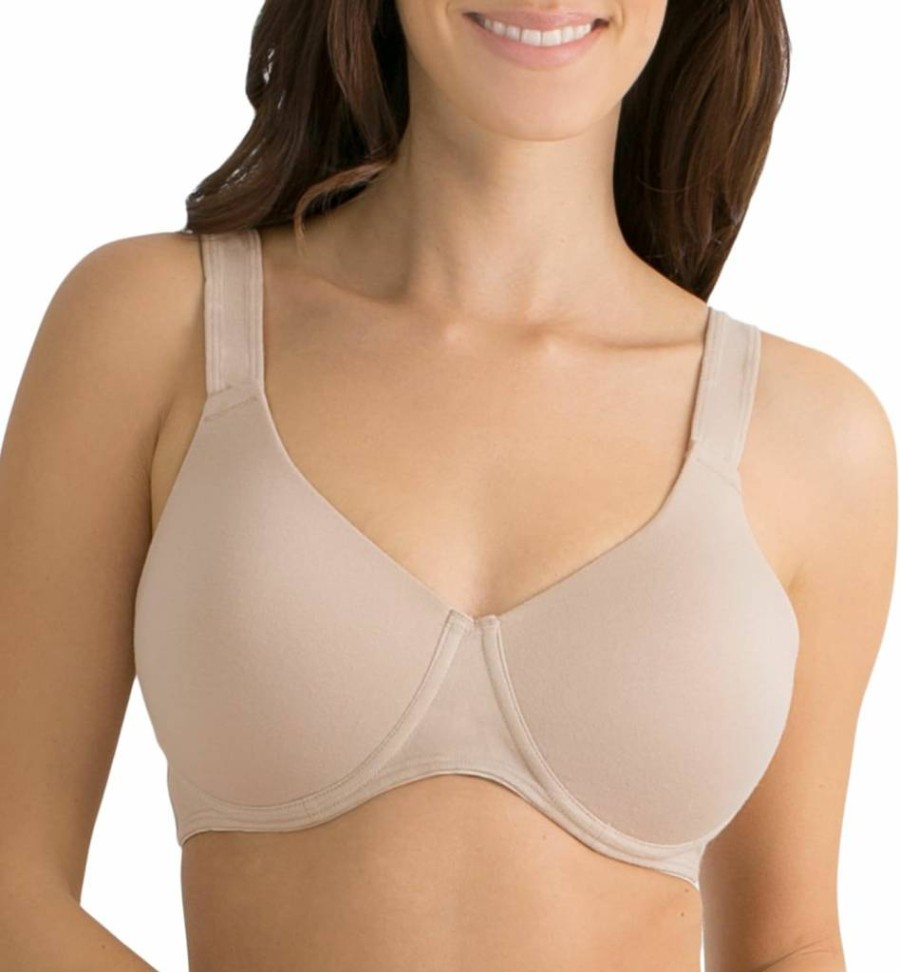 Fruit of the Loom Women's Comfort Wire-Free Bra - Soft Support Everyday Wear