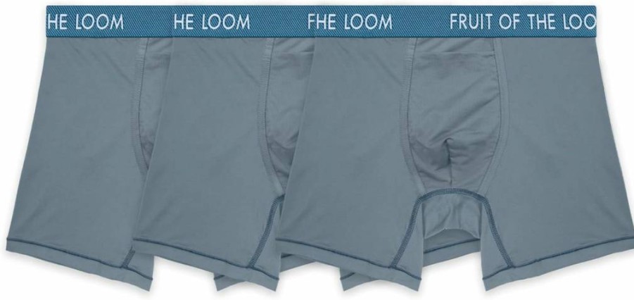 Fruit of the Loom Men's Boxer Briefs - Lightweight, Breathable, Quick-Dry & Odor Control Underwear for Comfort
