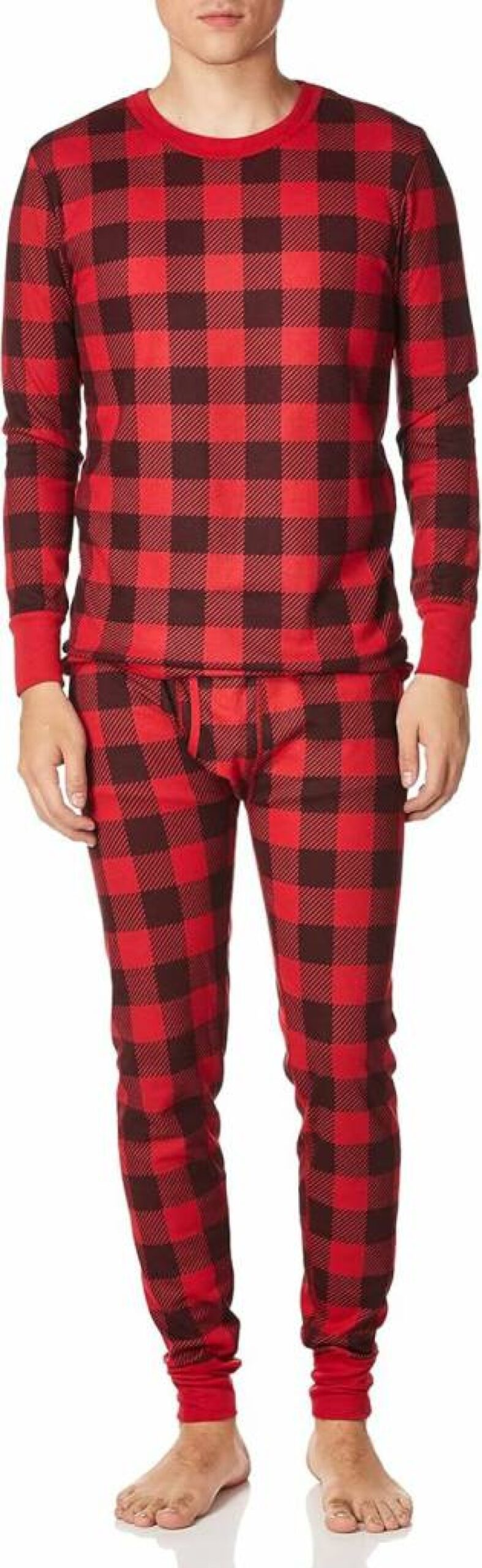 Fruit of the Loom Men's Eco-Friendly Recycled Waffle Thermal Underwear Set - Top & Bottom for Winter Warmth