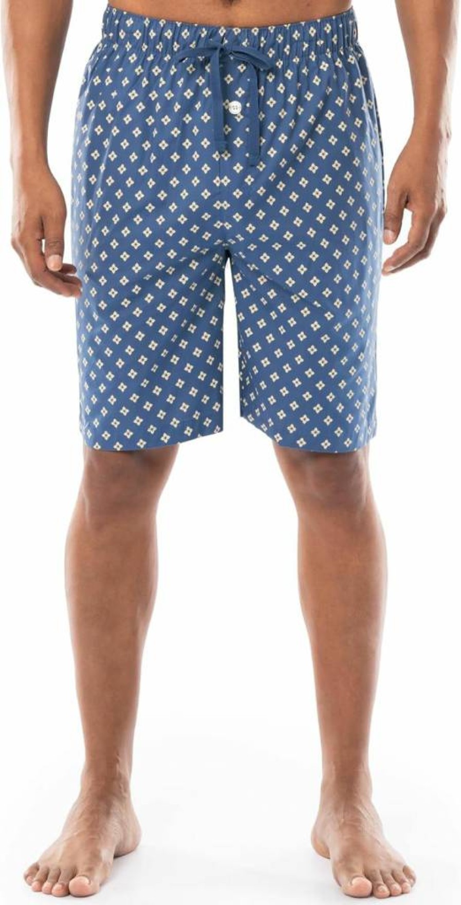 Fruit of the Loom Men's Soft Woven Poplin Sleep Shorts - Comfortable Lounge Shorts for Men