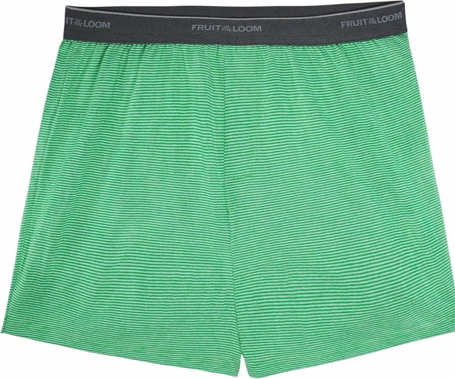 Fruit of the Loom Boys' Cotton Boxer Briefs - Soft Comfort Underwear for Kids