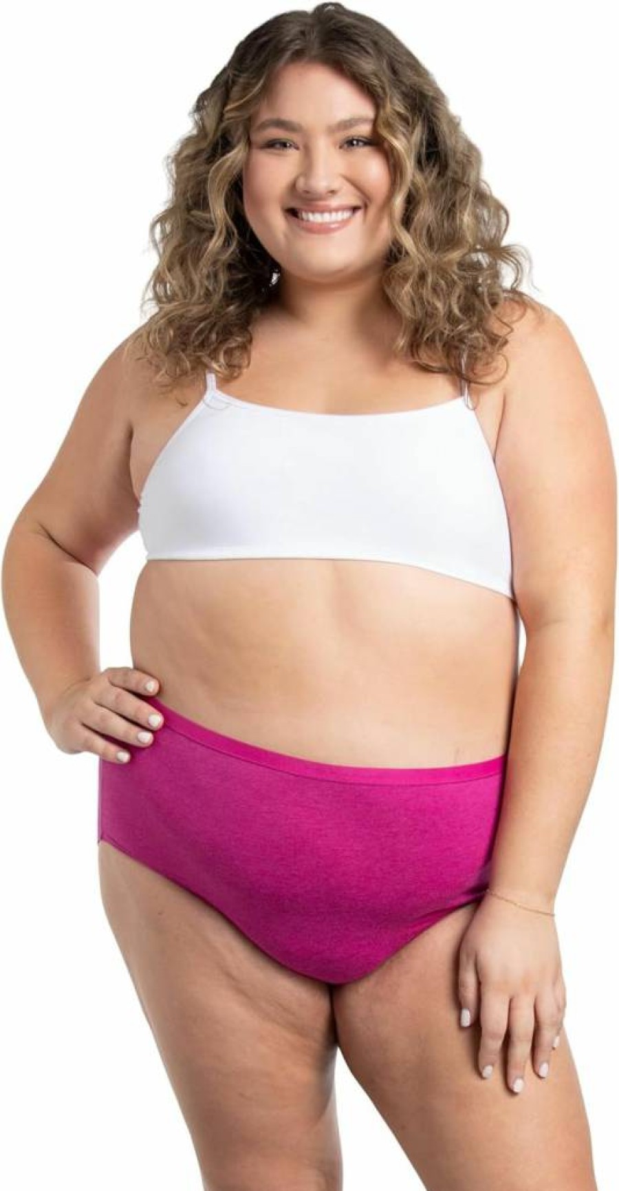 Fruit of the Loom Women's Plus Size 360° Stretch Underwear - High Performance Comfort for All-Day Wear