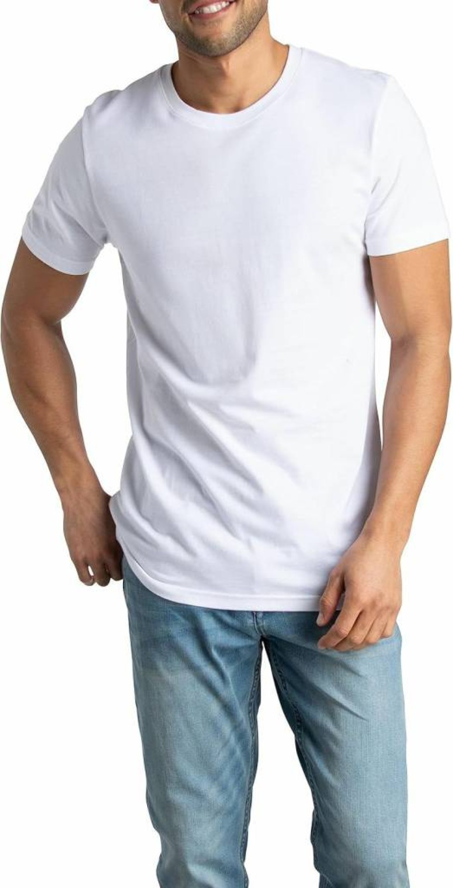 Fruit of the Loom Men's Relaxed Fit Crafted Comfort T-Shirt - Classic Cotton Tee in Sizes S to 2XL