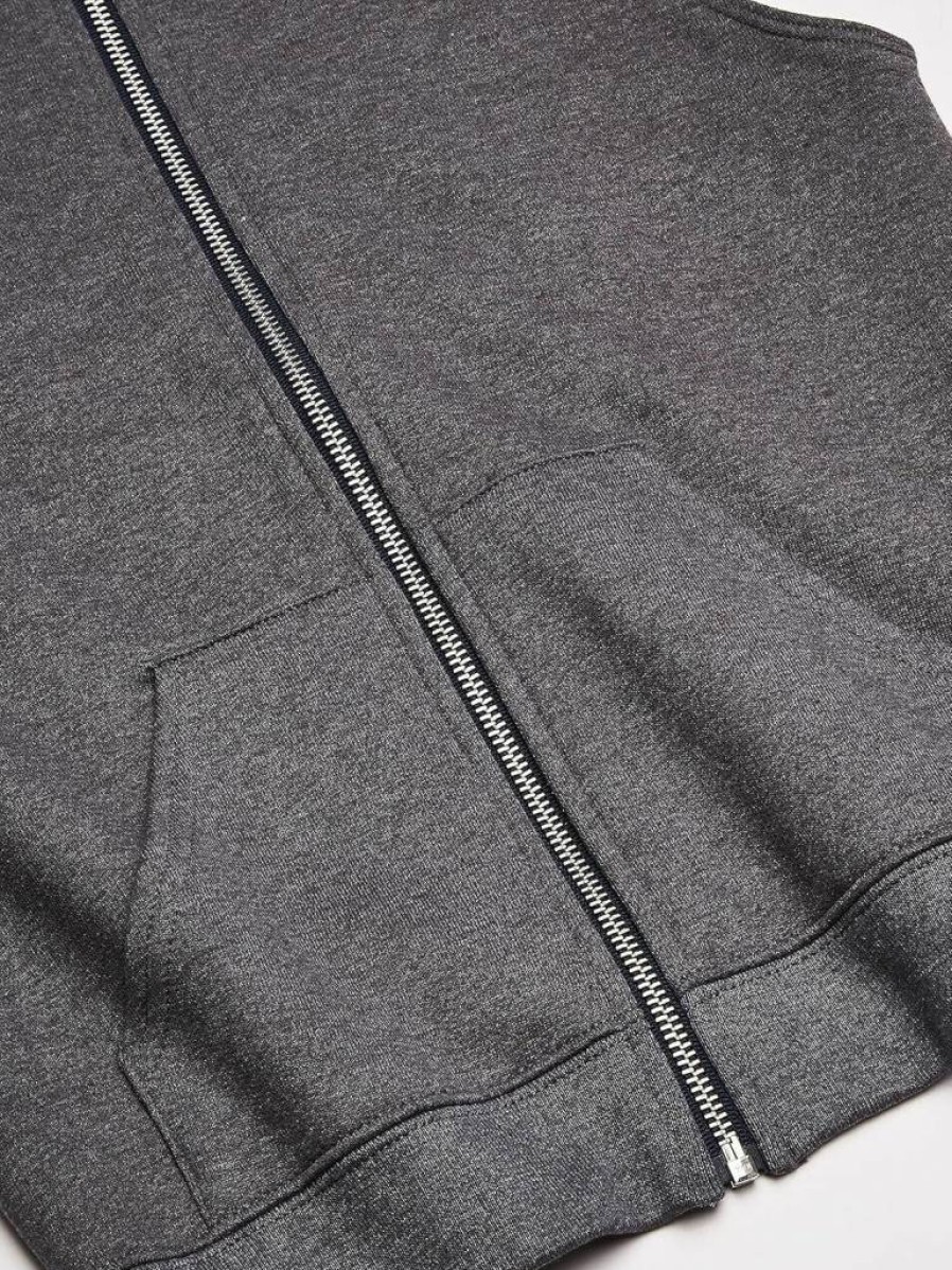 Fruit of the Loom Boys' Fleece Vest & Sweatpants Set - Charcoal Heather, Small (US Size)