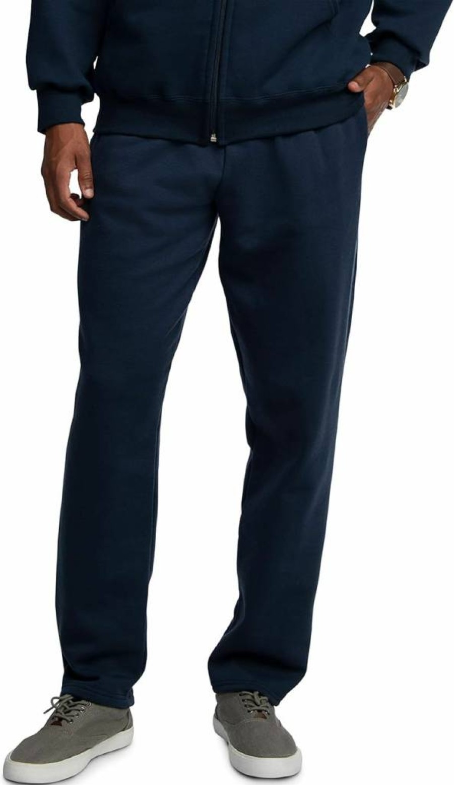Fruit of the Loom Men's Eversoft Fleece Sweatpants with Pockets - Moisture Wicking, Breathable, Comfort Fit (Sizes S-4X)
