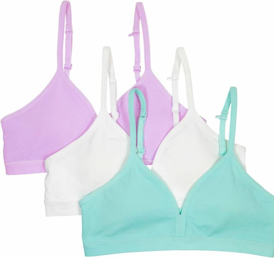 Fruit of the Loom Girls' Soft Comfort Stretch Training Bra for Teens and Tweens
