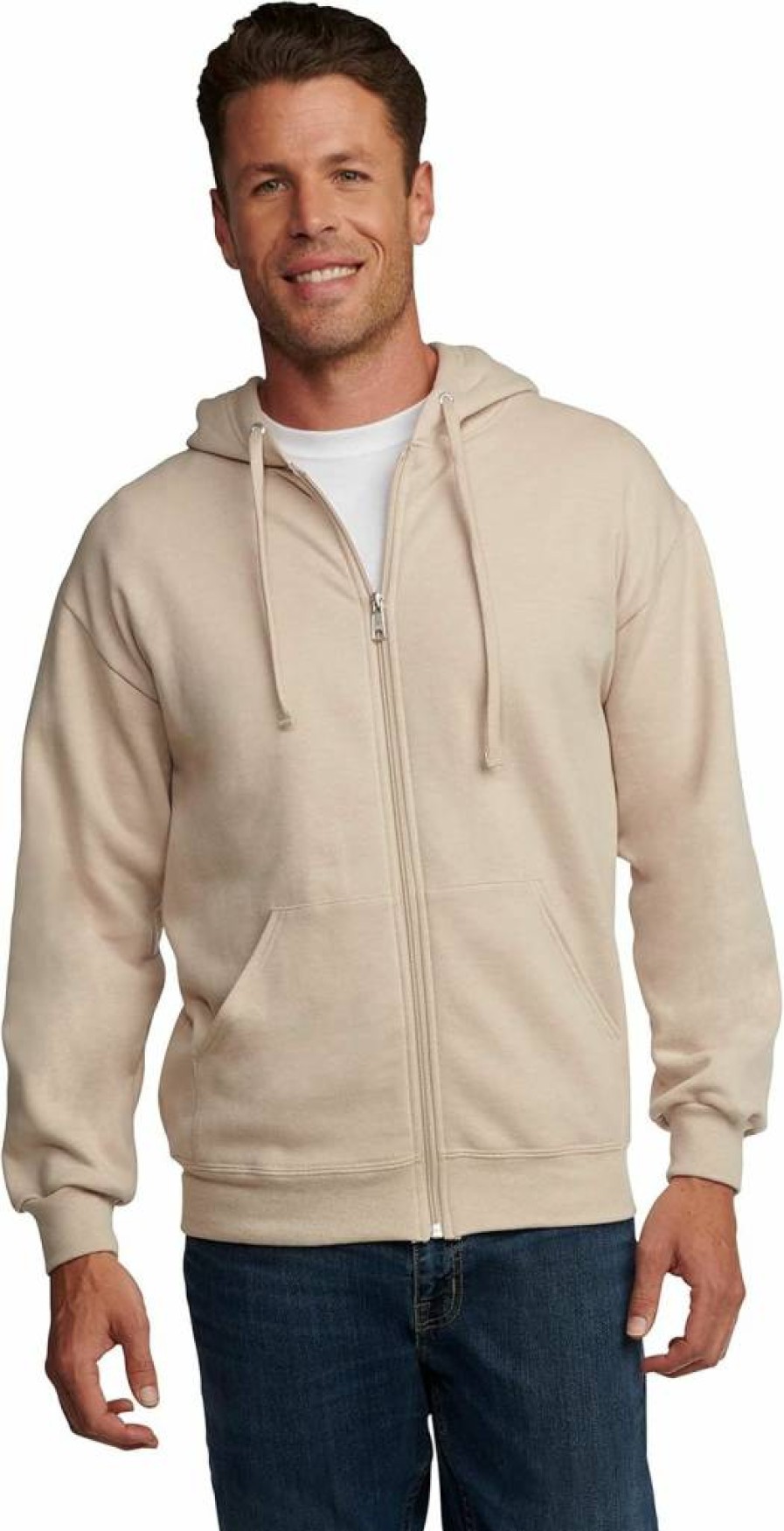 Fruit of the Loom Eversoft Fleece Hoodies for Men & Women - Moisture Wicking, Breathable Pullover & Full Zip Sweatshirts (Sizes S-4X)