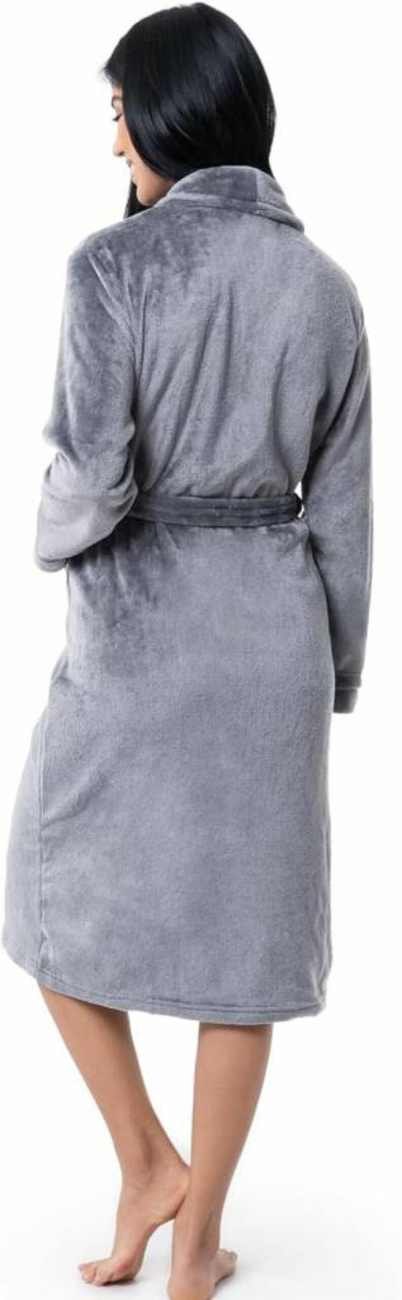 Fruit Of The Loom Women's Cozy Fleece Robe - Soft Plush Bathrobe for Lounge & Comfort