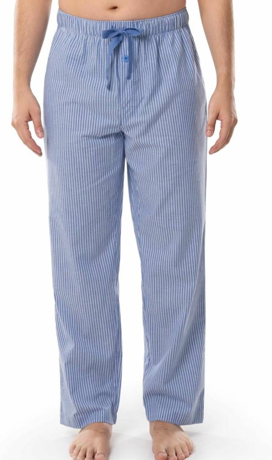 Fruit of the Loom Men's Comfortable Woven Sleep Pajama Pants - Soft Broadcloth Lounge Pants for Relaxation
