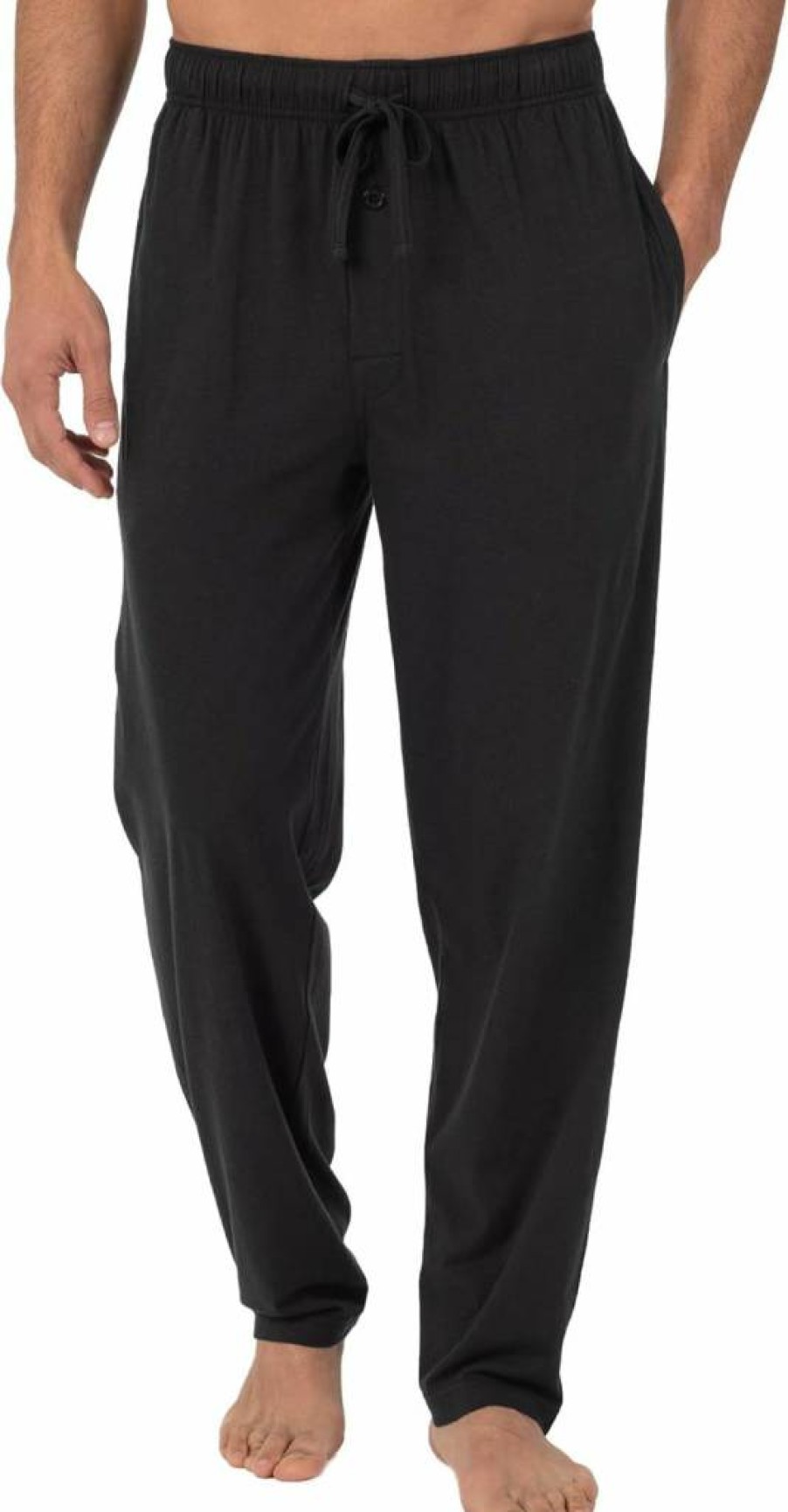 Fruit of the Loom Men's Comfort Jersey Knit Jogger Pants - Sleep & Lounge Wear (1-Pack & 2-Pack Options)