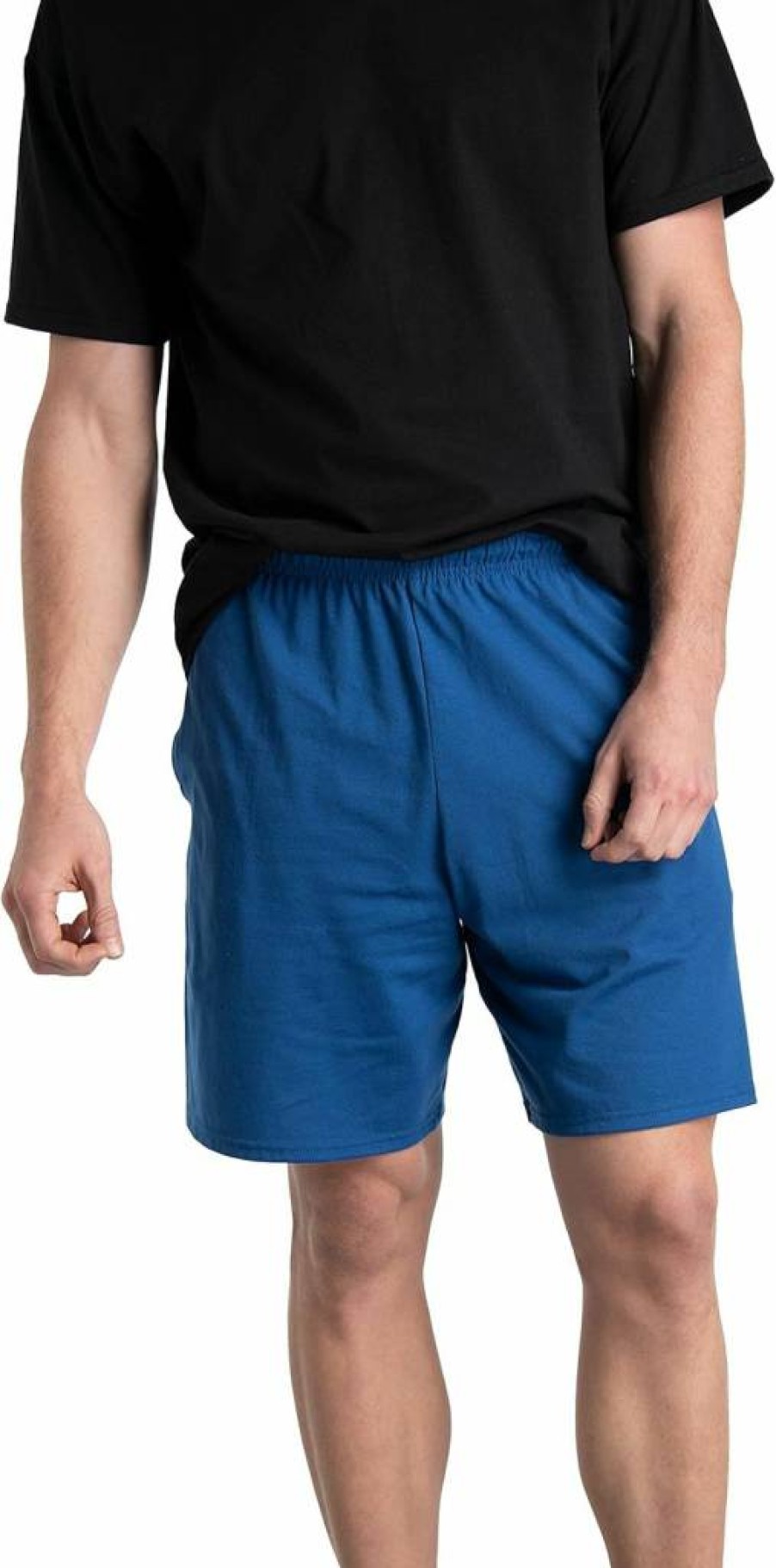 Fruit of the Loom Men's Cotton Shorts with Pockets - Soft Comfort Fit, Sizes S to 4XL