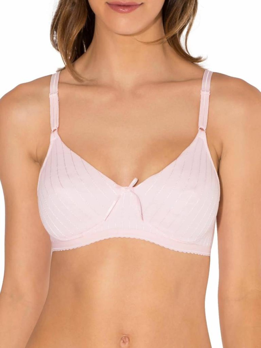 Fruit of the Loom Women's Comfort Wire-Free Bra with Light Lining for All-Day Support