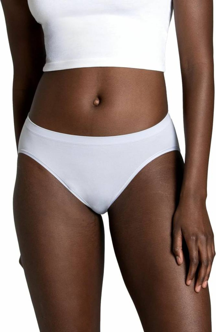 Fruit of the Loom Women's No Show Seamless Underwear - Plus Size Comfort with Amazing Stretch & Zero Panty Lines