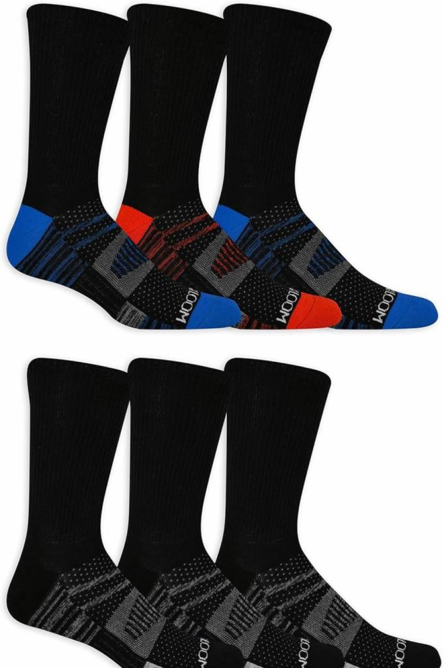 Fruit of the Loom Men's Breathable Athletic Ankle Socks for Workout & Running - Moisture Wicking Performance Socks