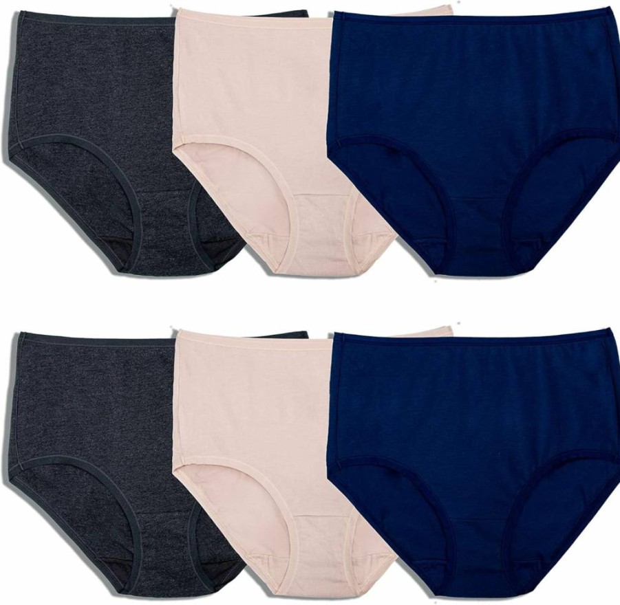 Fruit of the Loom Women's 360° Plus Size Underwear - High Performance Stretch for Ultimate Comfort