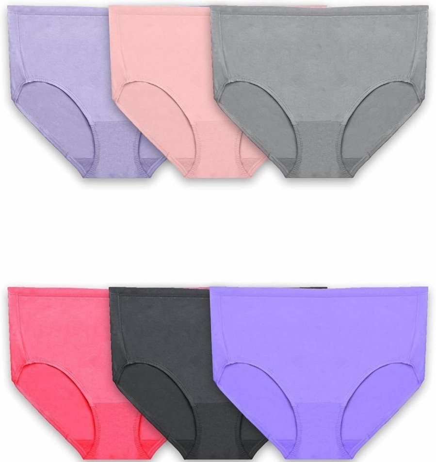 Fruit of the Loom Women's Plus Size 360° Stretch Underwear - High-Performance Comfort for All-Day Wear