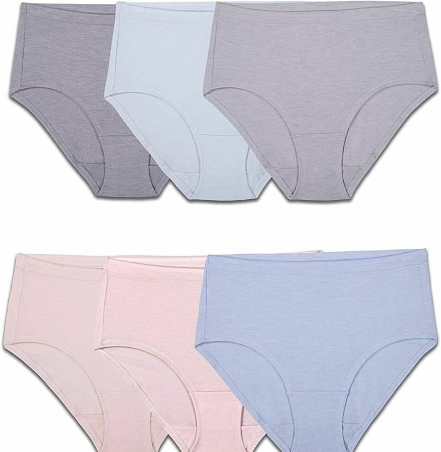 Fruit of the Loom Women's BeyondSoft Plus Size Underwear - Ultra Soft, Comfort-Focused Design for All-Day Wear
