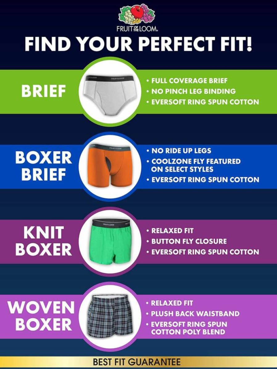 Fruit of the Loom Boys' Stretch Boxer Briefs - Soft 360° Comfort Underwear for Kids