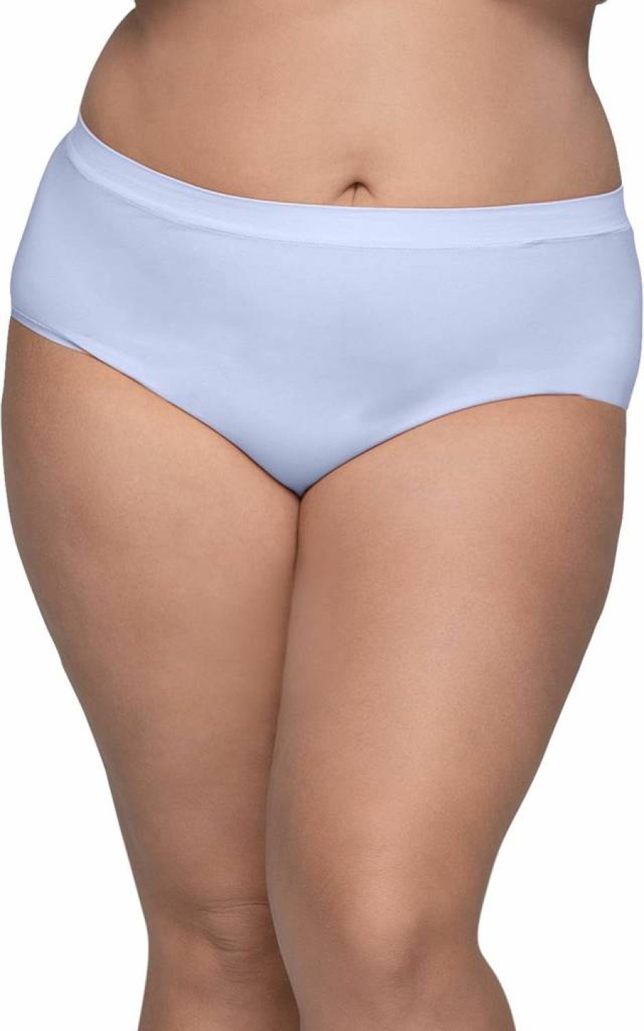 Fruit of the Loom Women's Plus Size Seamless Panties 5-Pack, Comfort Fit Briefs, Assorted Colors