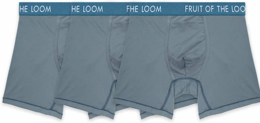 Fruit of the Loom Men's Boxer Briefs - Lightweight, Breathable, Quick-Dry & Odor Control Underwear for Comfort