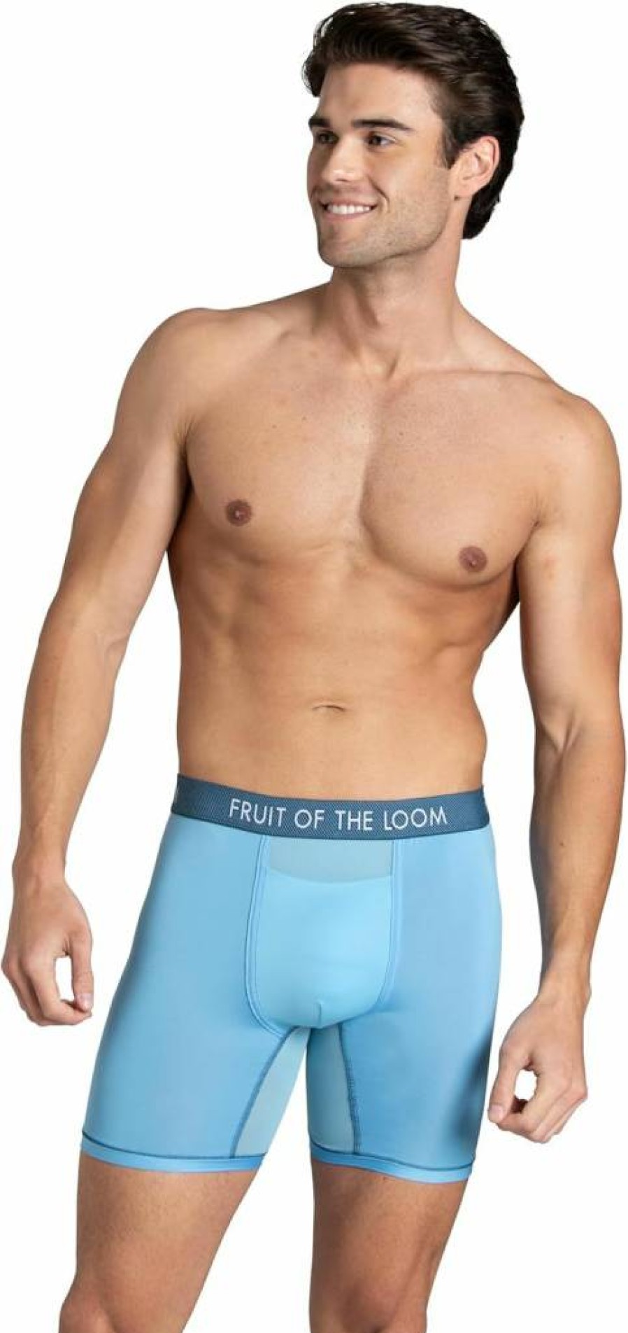 Fruit of the Loom Men's Boxer Briefs - Lightweight, Breathable, Quick-Dry & Odor Control Underwear for Comfort