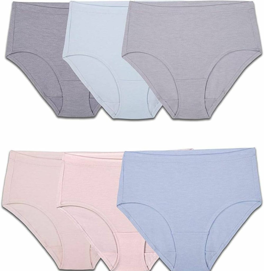 Fruit of the Loom Women's BeyondSoft Plus Size Underwear - Super Soft, Comfort-Focused Design for All-Day Wear