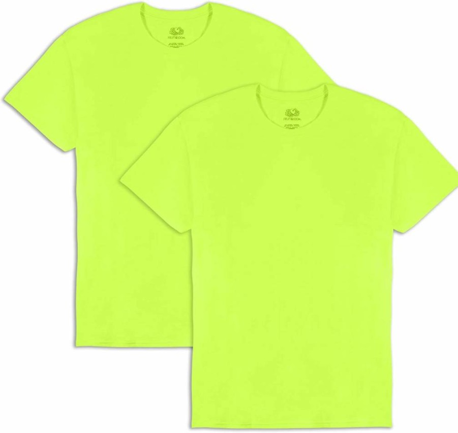 Fruit of the Loom Men's Eversoft Cotton T-Shirts - Breathable, Moisture Wicking, Odor Control Tees for Men (Sizes S-4X)
