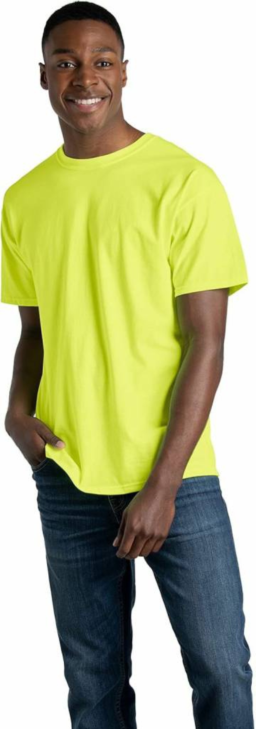 Fruit of the Loom Men's Eversoft Cotton T-Shirts - Breathable, Moisture Wicking, Odor Control Tees for Men (Sizes S-4X)