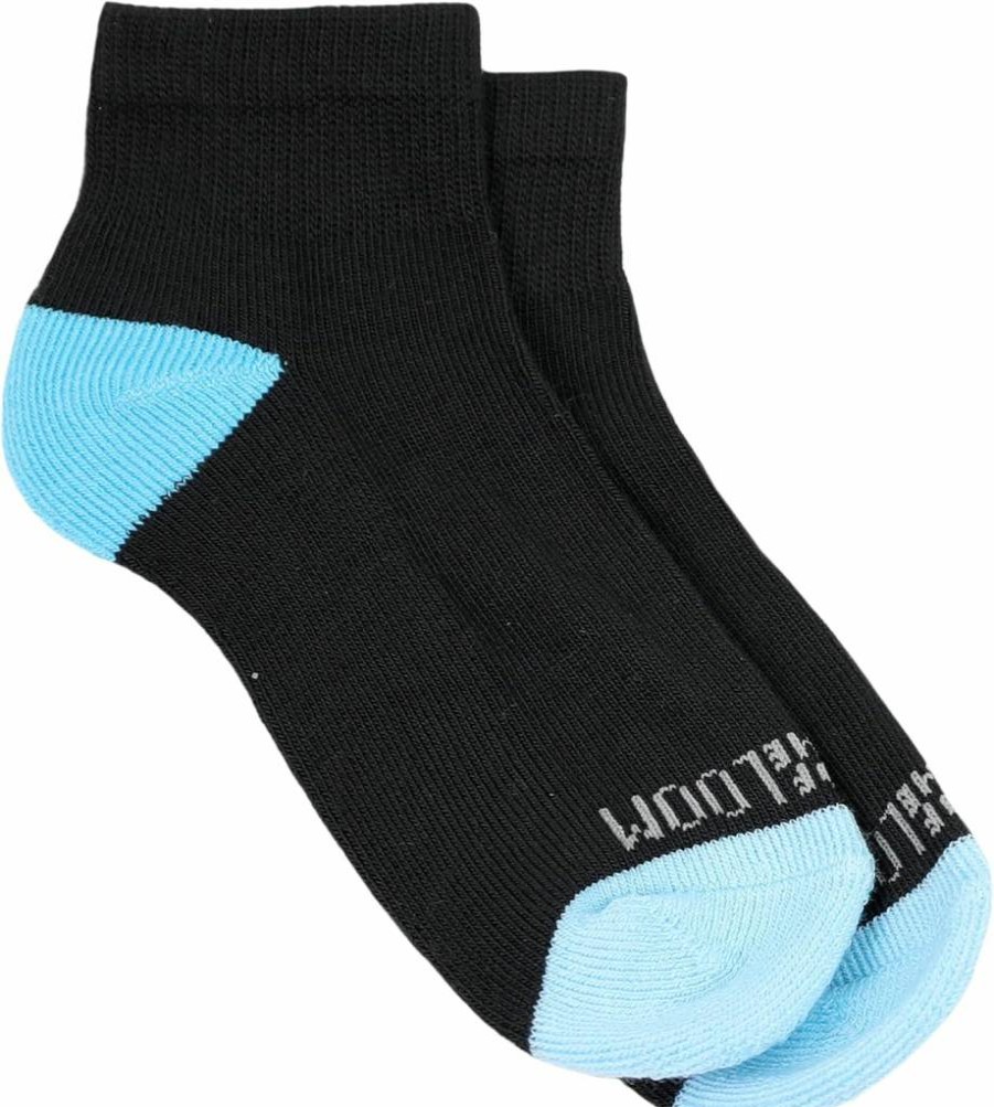 Fruit Of The Loom Girls' 10-Pack Soft Comfort Ankle Socks for Everyday Wear, Black & Multi-Color, Shoe Size 10.5-4 Youth